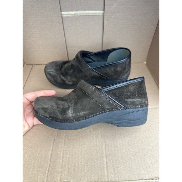 Dansko XP 2.0 Clogs Womens US 7.5–8 EU 38 Brown Suede Slip On Comfort - Picture 3 of 6